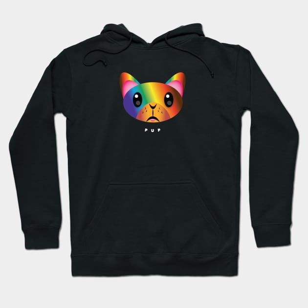 Rainbow Pup Hoodie by AnOakEye